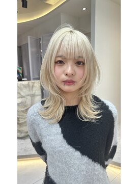 ロンド レア 天神大名店(Lond Le’a) メルティカラー/ウェーブミディアム /似合わせカットスタイル