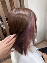 ヘアーアンドメイク アズール 浦和店(Hair&Make Azur)&nbsp;インナーカラー/ピンク