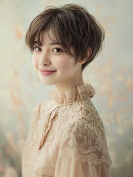 アルトリスト(Altruist Aging×HAIR&SPA) ☆イメチェンピンクベージュアンブレラカラー前髪クールショート