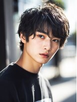 クラン 横浜(Clanc)&nbsp;サーフカール フェザーパーマ スパイキーショートブルーブラック