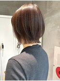 レイヤーボブ　くびれボブ　くびれレイヤー　レイヤーカット