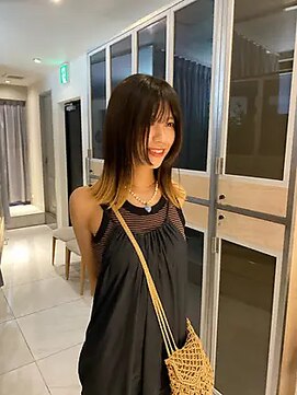 ヘアサロンガリカアオヤマ(hair salon Gallica aoyama) 毛先で楽しむデザインカラー