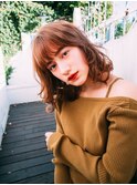 大人可愛いモテ髪ココアブラウン♪