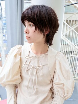 エムスラッシュ 横浜元町店(M.SLASH) オン眉/マッシュショート/ショートウルフ/レイヤーカット/元町