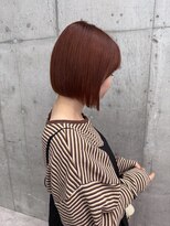 モク 立川(moc)&nbsp;韓国風レイヤーカットブリーチダブルカラー前髪