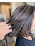 白髪ぼかし◎コントラストハイライト