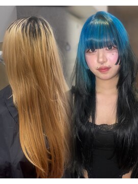 モナルダ(Monarda) 10代20代30代/韓国風ハイトーン/ダブルカラー【岡山】