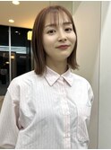 ヘイリーボブ×オレンジブラウン