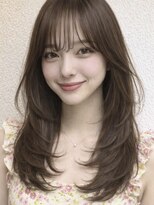 ムーン 仙台一番町店(OON)&nbsp;顔まわりレイヤー/オリーブブラウン/韓国レイヤー/仙台