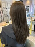 カットカラートリートメントシアーグレージュロング春日井市