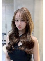 ロンドシェリ 仙台(Lond Cheri)&nbsp;レイヤーカット髪質改善ハッシュカットミルクティーベージュ仙台