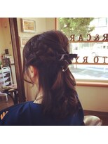 ストーリーヘアアンドケア (Story hair&care)&nbsp;結婚式ヘア☆清楚系ハーフアップ