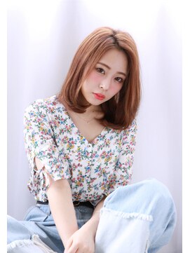 エフ 心斎橋(F a firm faith) ボブショート/前髪なしショート/暖色系カラー