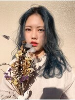 リリー(Lilley) 【lilley 高田彩乃】オルチャン風☆ダークネイビー(天神/今泉)