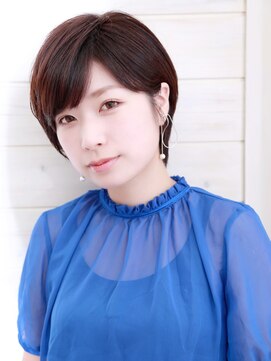 オーシャン(Ocean) [OCEAN Hair&Life藤原純] シンプルショート×ダークカラー☆