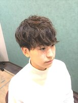 ヘアースペースシャルム (HAIR SPACE Charme) ランダムマッシュ　ハネ感スパイラルパーマ