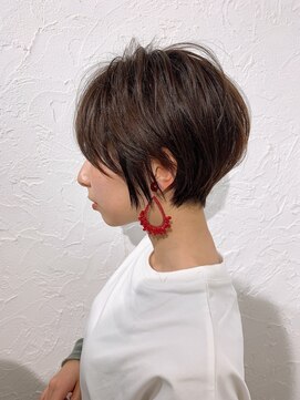 ネオリーブ シュシュ 神保町店(Neolive susu) 丸みショート　ショコラベージュ