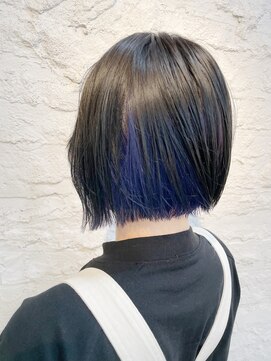 ラム(L'am) ラベンダーブルー　インナーカラー