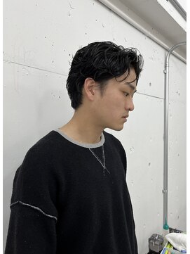 ウェルネス(Wellness) 刈り上げないナチュラルメンズパーマ