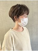 お手入れ簡単!パーマショートボブ!