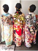 団体様OK!お友達同時で振袖着付けヘアセット☆