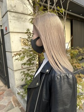 ルーツ(Roots) パールベージュ/2ブリーチ/ダブルカラー