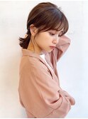 〇シースルーバング × 顔まわりレイヤー おくれ毛