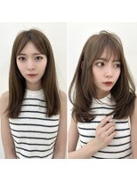 アフロートリノ(AFLOAT Leino)&nbsp;大人可愛い韓国ヘア　レイヤーカット　似合わせ顔まわりカット#