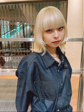 ブランコ 名古屋栄(BLANCO) 【nao. style】ホワイトブロンド