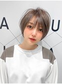 プラチナグレージュショート20代30代40代50代