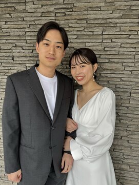 ハイバレーヘアーメゾン(HIGH VALLEY HAIRMAISON) ヘアメイクブライダル前撮り素敵な御夫婦でした岡山南中央町