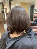 白髪ぼかしカラー白髪ぼかしハイライト大人ショート30、40、50代