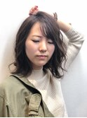 【Bis!下曽根店】ゆるふわミディヘアー