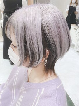 デイズ(days) ウルフレイヤー　ウルフカット　ホワイトアッシュインナー