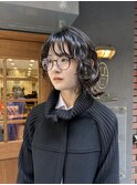 ウルフパーマ ◎顔まわりレイヤー【 uiic stylist rira 】