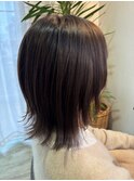 フェイスレイヤー×暗めグレージュ