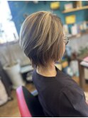 白髪ぼかしハイライト