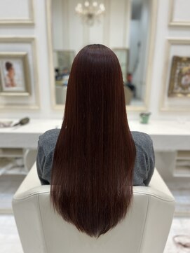 フェリー 有明ガーデン店(FEERIE) 髪質改善トリートメント×レッドブラウンカラー