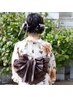 【8/16 のみ】神宮外苑花火大会 10:00～13:59 ヘア+浴衣着付 ￥7000→￥6000