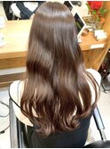 ブリーチなしカラー/透明感カラー/マロンベージュ/イルミナ