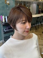 ロンド 銀座(Lond)&nbsp;●杉浦くびれヘア/アプリコットオレンジ/ショート/韓国