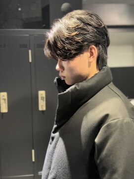 アウル 心斎橋(owl) センターパート/フェザーパーマ/フェザーショート/メンズパーマ