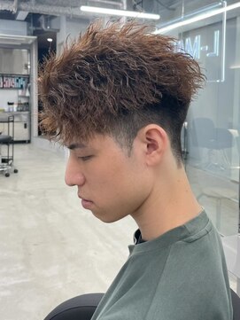 エルマーク 四条烏丸(L-MARK) ツイストスパイラル/メンズ/学割/アップバング/センターパート