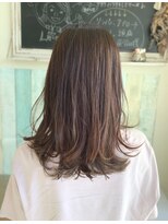 リエットヘア(Lie et.hair) 透明感カラー×大人のナチュラルセミロング|西尾市