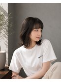 KENJI】骨格ナチュラル外ハネミディ10代20代30代