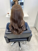 パーセント(percent)&nbsp;ブリーチなし透明感ミルクティーベージュ×ロング