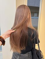 エムサロン 高崎あら町テラス(emusalon)&nbsp;[mayuki]ブリーチして上から優しいベージュを