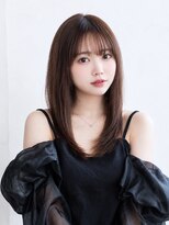セブンルックス(7LOOKS)&nbsp;艶髪ストレートレイヤー【宇都宮/縮毛矯正/カラー/レイヤー】