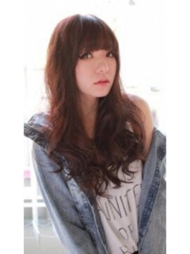 アグ ヘアー ループ 矢場町店(Agu hair loop) 強めカールのクールビューティースタイル