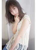 エアウェーブ　伸ばしかけのミディアムに「Wワンカールパーマ」
